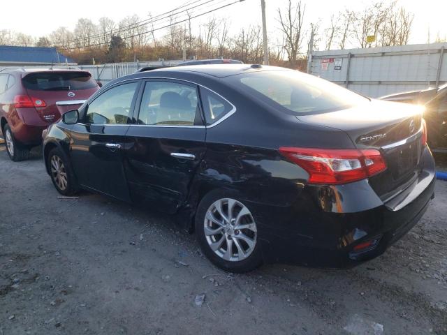 3N1AB7AP3JY234615 - 2018 NISSAN SENTRA S BLACK photo 2