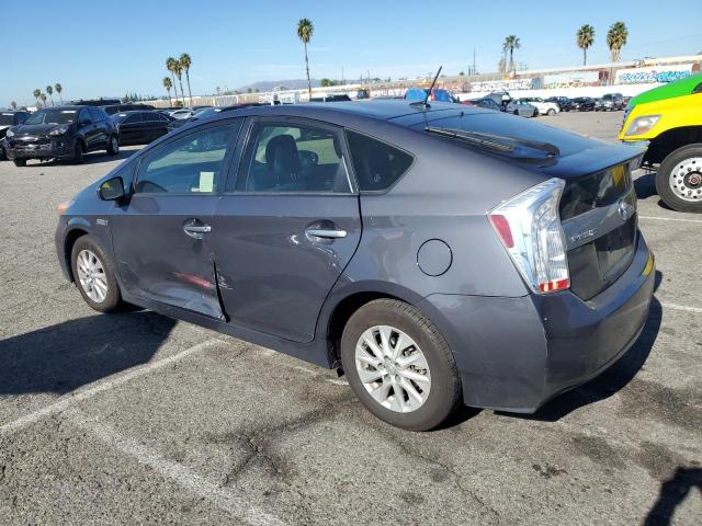 JTDKN3DP4C3016630 - 2012 TOYOTA PRIUS PLUG GRAY photo 2