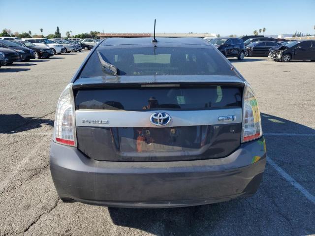 JTDKN3DP4C3016630 - 2012 TOYOTA PRIUS PLUG GRAY photo 6