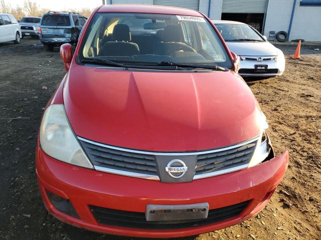 3N1BC13E18L400003 - 2008 NISSAN VERSA S RED photo 5