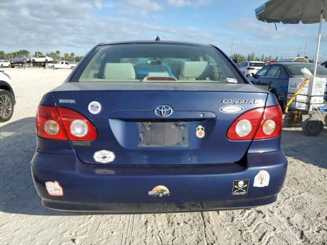 JTDBR32E470103389 - 2007 TOYOTA COROLLA CE BLUE photo 6