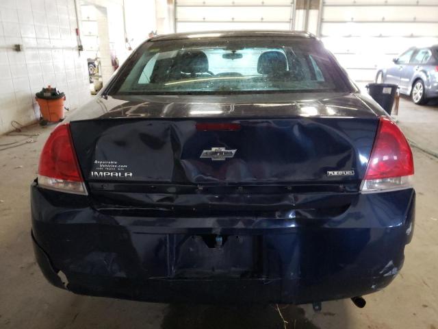 2G1WA5EK8A1105138 - 2010 CHEVROLET IMPALA LS BLUE photo 6