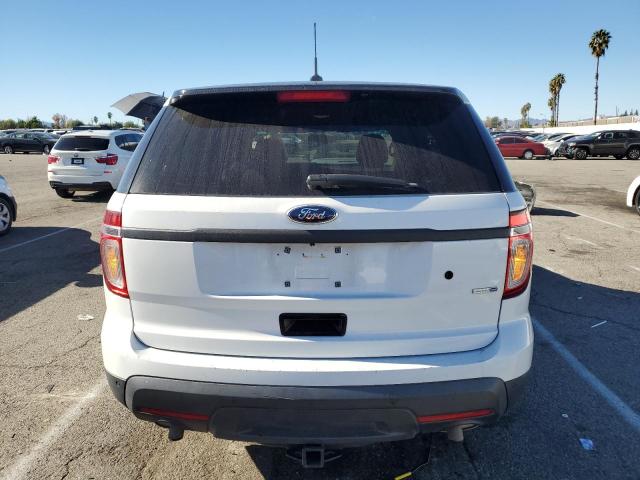 1FM5K8AR5DGC73830 - 2013 FORD EXPLORER POLICE INTERCEPTOR WHITE photo 6