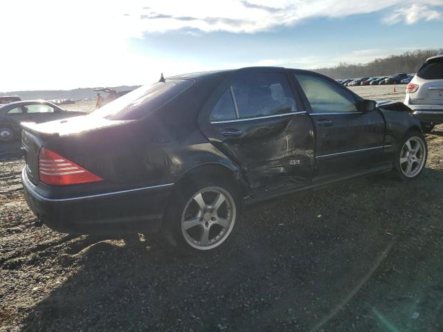 WDBNG75J76A477425 - 2006 MERCEDES-BENZ S 500 BLACK photo 3