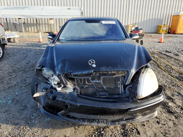 WDBNG75J76A477425 - 2006 MERCEDES-BENZ S 500 BLACK photo 5