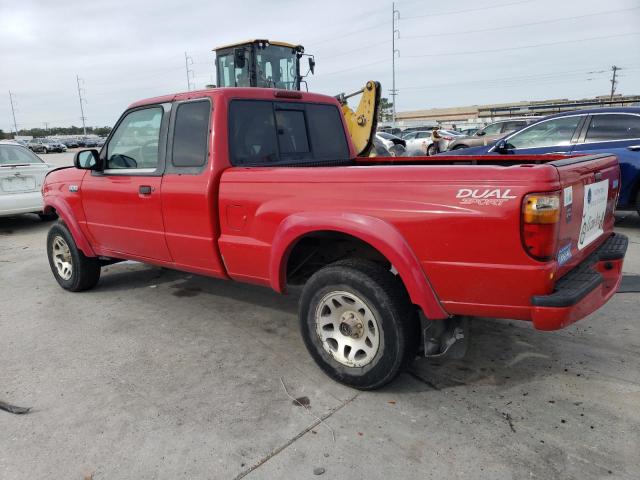 4F4YR16V61TM31578 - 2001 MAZDA B3000 CAB PLUS RED photo 2