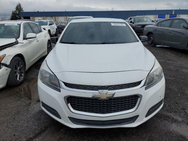 1G11A5SLXFF266274 - 2015 CHEVROLET MALIBU LS WHITE photo 5