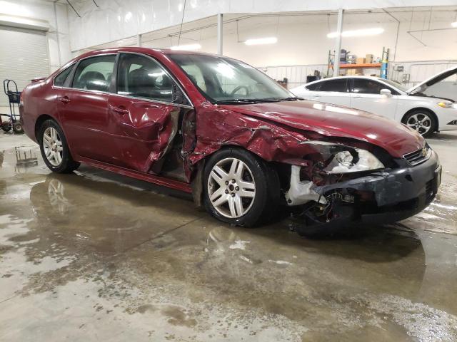 2G1WB5EK4B1103921 - 2011 CHEVROLET IMPALA LT RED photo 4