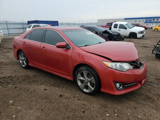 4T1BF1FK7CU614221 - 2012 TOYOTA CAMRY BASE RED photo 4
