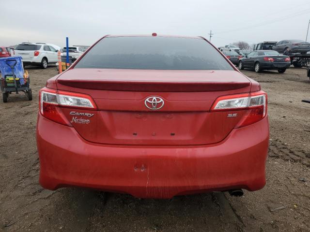 4T1BF1FK7CU614221 - 2012 TOYOTA CAMRY BASE RED photo 6