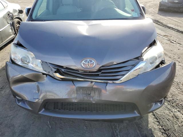 5TDYK3DCXDS306001 - 2013 TOYOTA SIENNA XLE GRAY photo 11