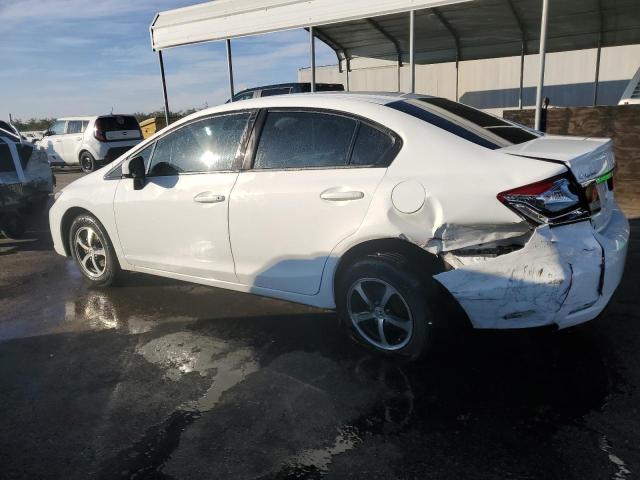 19XFB2F78FE087831 - 2015 HONDA CIVIC SE WHITE photo 2