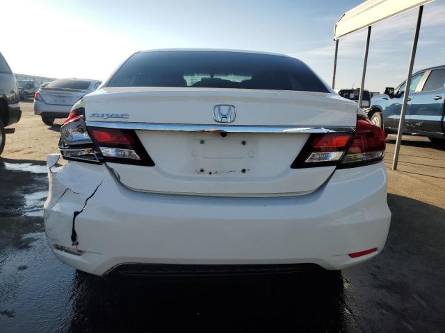 19XFB2F78FE087831 - 2015 HONDA CIVIC SE WHITE photo 6