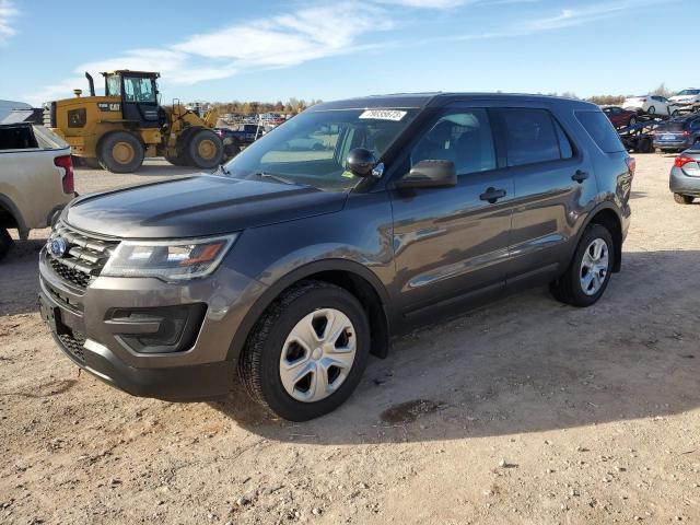 1FM5K8AR5JGB93391 - 2018 FORD EXPLORER POLICE INTERCEPTOR GRAY photo 1