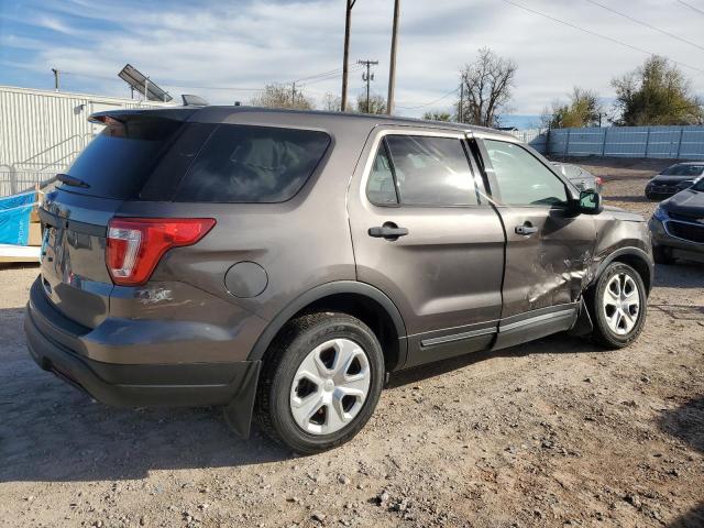 1FM5K8AR5JGB93391 - 2018 FORD EXPLORER POLICE INTERCEPTOR 灰色 照片 3