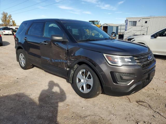 1FM5K8AR5JGB93391 - 2018 FORD EXPLORER POLICE INTERCEPTOR 灰色 照片 4