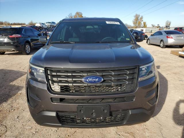 1FM5K8AR5JGB93391 - 2018 FORD EXPLORER POLICE INTERCEPTOR GRAY photo 5