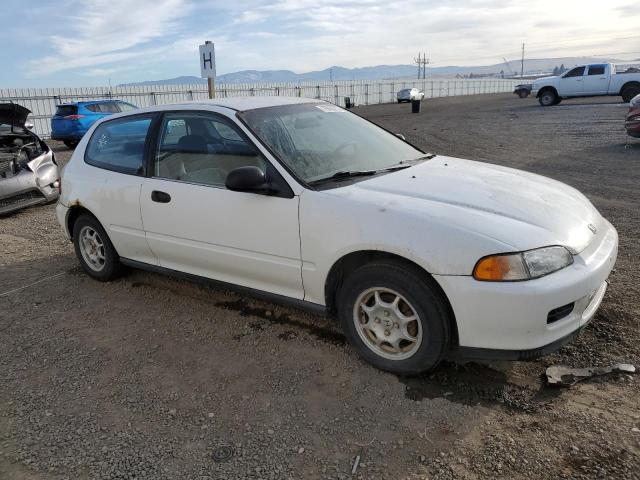 2HGEH2379PH543471 - 1993 HONDA CIVIC VX WHITE photo 4