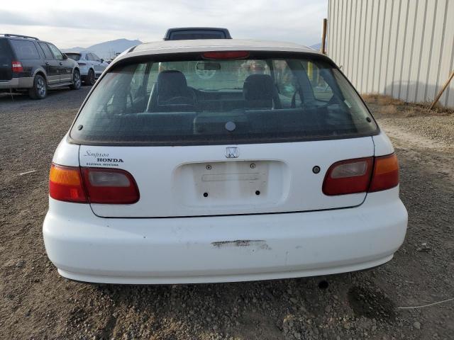 2HGEH2379PH543471 - 1993 HONDA CIVIC VX WHITE photo 6