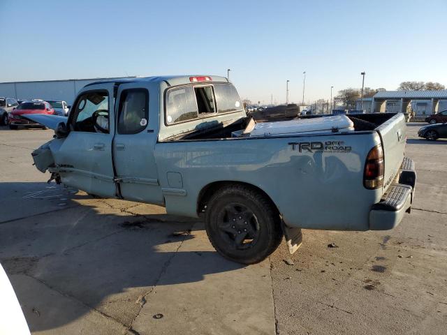 5TBRT3414YS081993 - 2000 TOYOTA TUNDRA ACCESS CAB ნაცრისფერი ფოტო 2