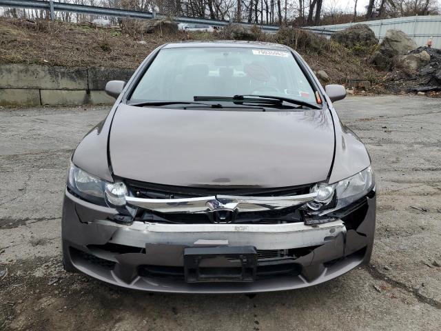 2HGFA1F83AH513607 - 2010 HONDA CIVIC EX BROWN photo 5