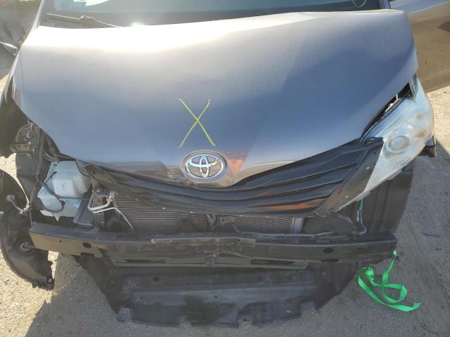 5TDKK3DC8ES420022 - 2014 TOYOTA SIENNA LE GRAY photo 12