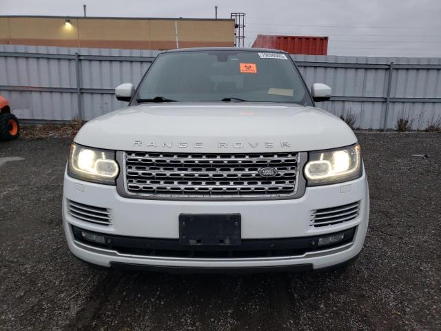 SALGV2TF5FA225246 - 2015 LAND ROVER RANGE ROVE AUTOBIOGRAPHY WHITE photo 5