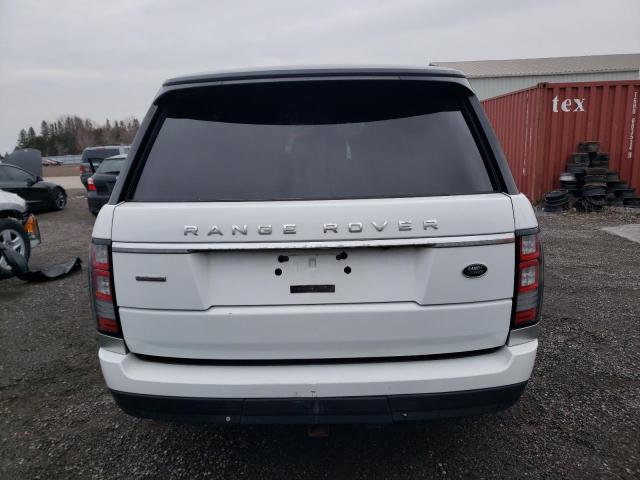 SALGV2TF5FA225246 - 2015 LAND ROVER RANGE ROVE AUTOBIOGRAPHY WHITE photo 6