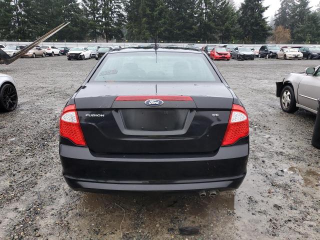 3FAHP0HA2AR412486 - 2010 FORD FUSION SE BLACK photo 6