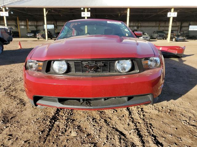 1ZVBP8CH9A5118120 - 2010 FORD MUSTANG GT RED photo 5