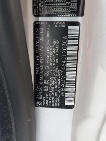 WBABV13464JT20306 - 2004 BMW 325 CI SULEV SILVER photo 12