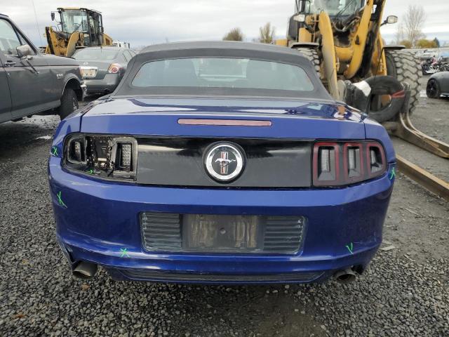 1ZVBP8EM6D5260178 - 2013 FORD MUSTANG BLUE photo 6