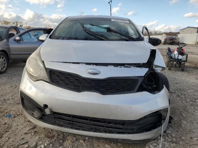 KNADM4A39D6245952 - 2013 KIA RIO LX SILVER photo 5