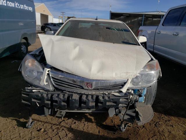 1G8ZV57768F255859 - 2008 SATURN AURA XR WHITE photo 5