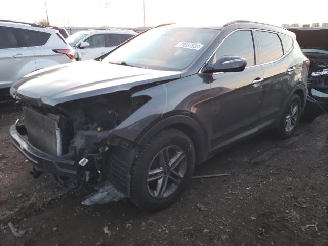 5XYZUDLB9JG513159 - 2018 HYUNDAI SANTA FE S GRAY photo 1