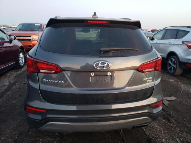 5XYZUDLB9JG513159 - 2018 HYUNDAI SANTA FE S GRAY photo 6