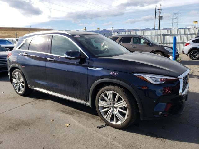 3PCAJ5M31LF119409 - 2020 INFINITI QX50 PURE BLUE photo 4