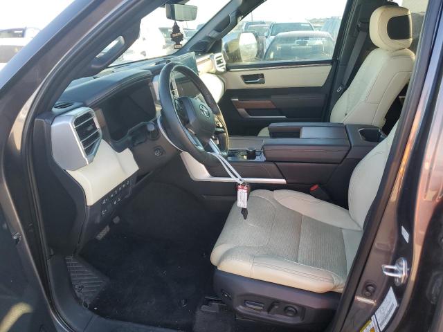 5TFMA5AB3NX001962 - 2022 TOYOTA TUNDRA CREWMAX PLATINUM Grau Foto 7