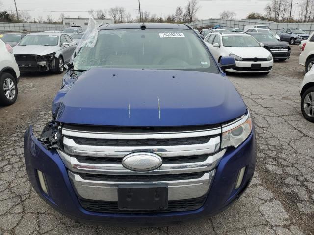 2FMDK3JC2DBA34933 - 2013 FORD EDGE SEL BLUE photo 5