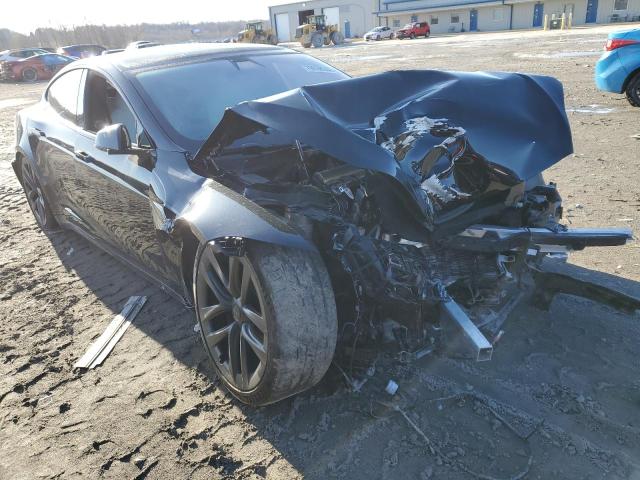 5YJSA1E67MF451295 - 2021 TESLA MODEL S BLACK photo 4