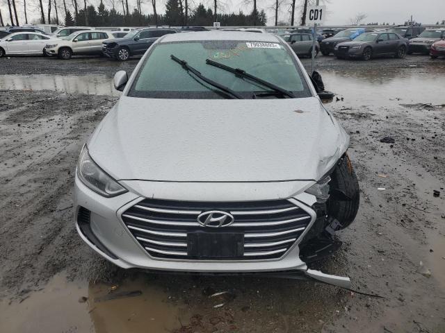 KMHD74LF5HU112717 - 2017 HYUNDAI ELANTRA SE SILVER photo 5