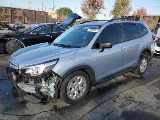 JF2SKACC1KH505775 - 2019 SUBARU FORESTER SILVER photo 1