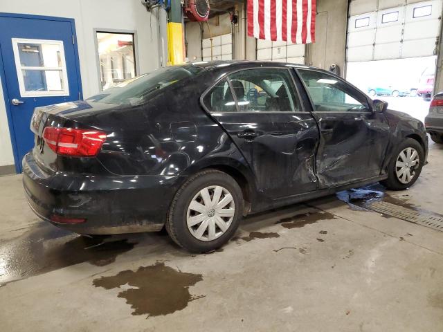 3VW2K7AJ4FM269592 - 2015 VOLKSWAGEN JETTA BASE BLACK photo 3