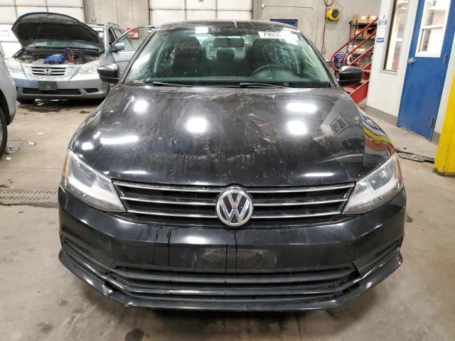 3VW2K7AJ4FM269592 - 2015 VOLKSWAGEN JETTA BASE BLACK photo 5