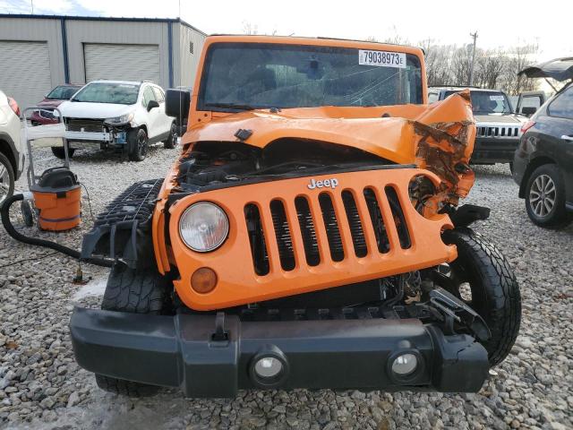 1C4BJWDG4DL505639 - 2013 JEEP WRANGLER U SPORT ORANGE photo 5