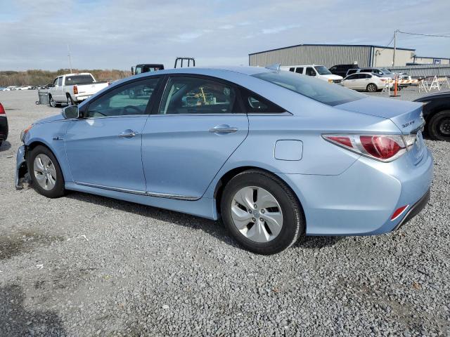 KMHEC4A46FA119689 - 2015 HYUNDAI SONATA HYBRID BLUE photo 2