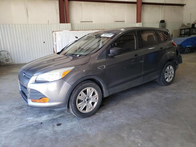 1FMCU0F78EUA06842 - 2014 FORD ESCAPE S GRAY photo 1