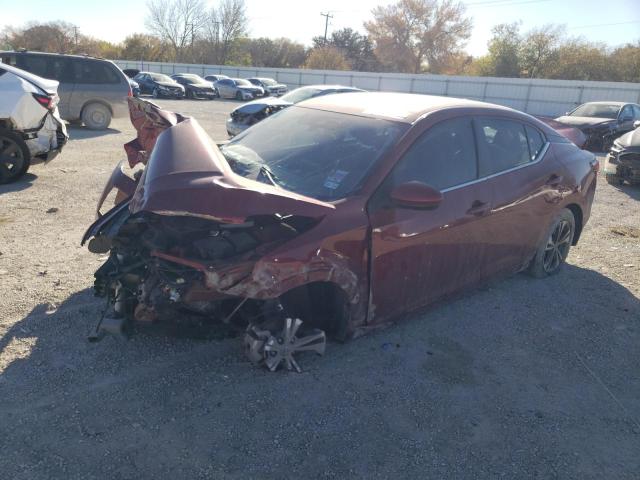 3N1AB8CV8NY273336 - 2022 NISSAN SENTRA SV RED photo 1