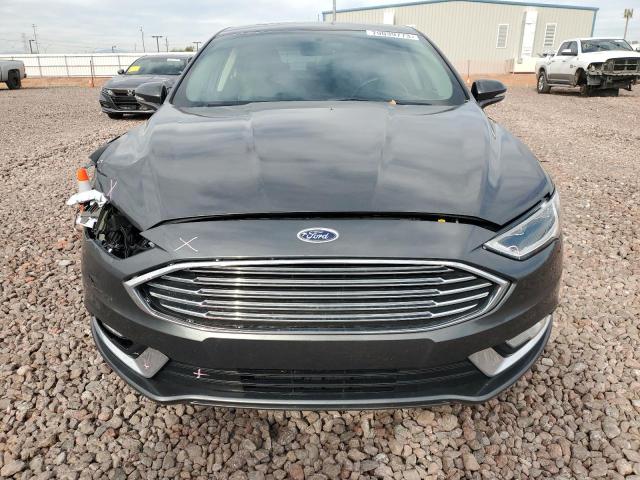 3FA6P0D99HR139821 - 2017 FORD FUSION TITANIUM GRAY photo 5