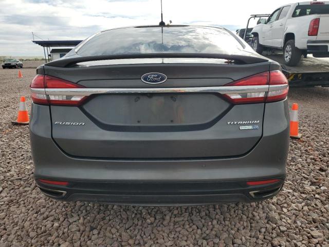 3FA6P0D99HR139821 - 2017 FORD FUSION TITANIUM GRAY photo 6